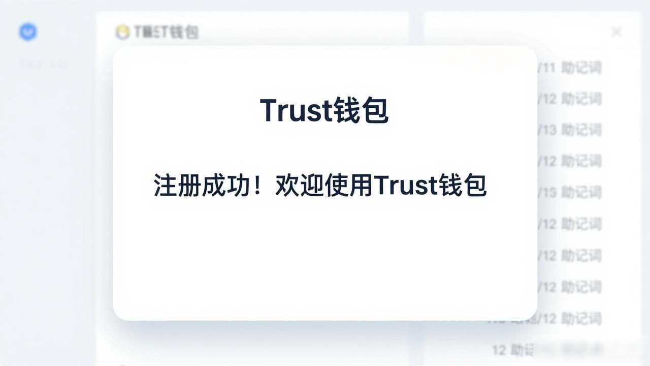 新手如何判断Trust钱包注册是否成功 Trust钱包注册成功的验证要点 币圈新手Trust钱包注册流程确认_Trust钱包用户如何评估注册成功的关键因素?
