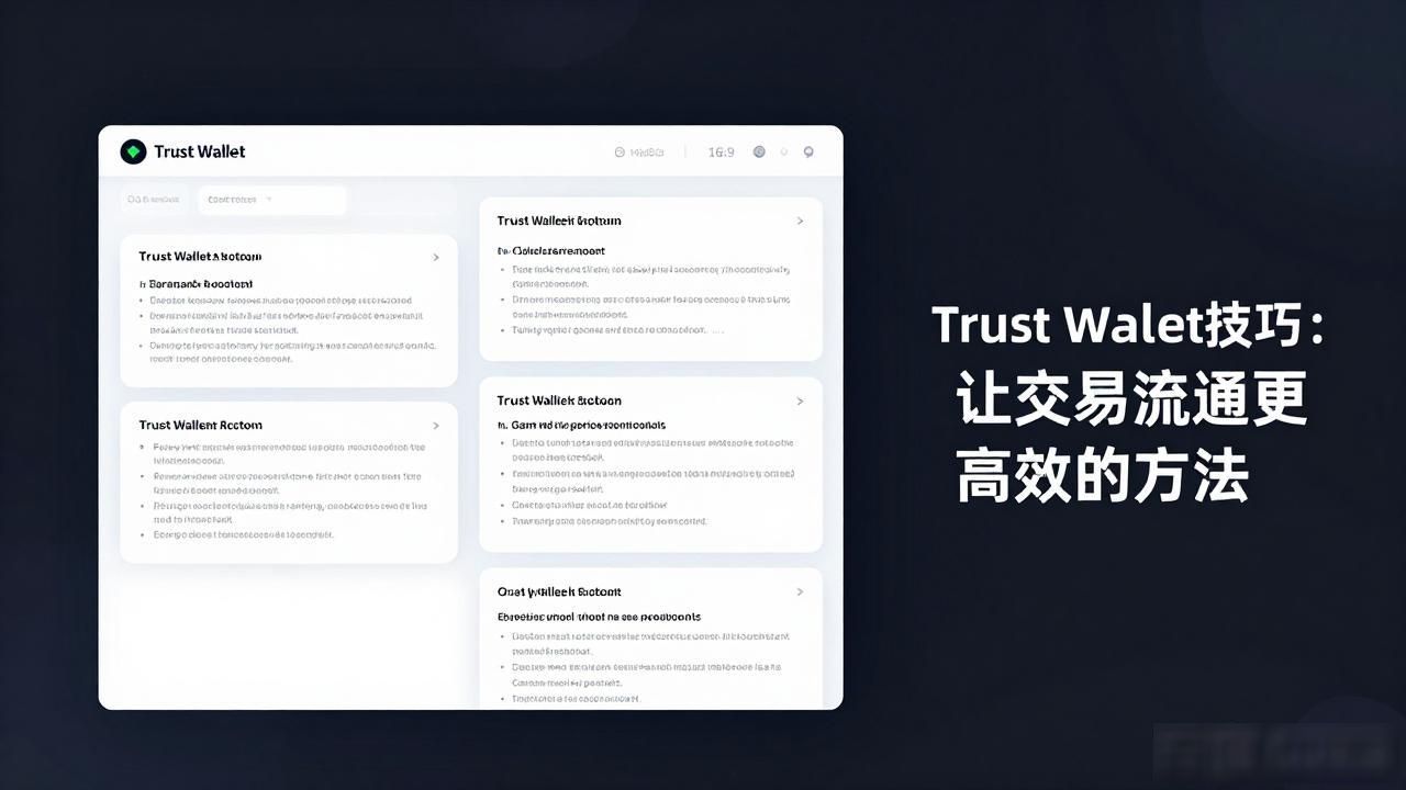 使用 Trust Wallet 官网提升交易流通的技巧_Trust Wallet官方版本更新重要性_Trust Wallet官网下载使用指南