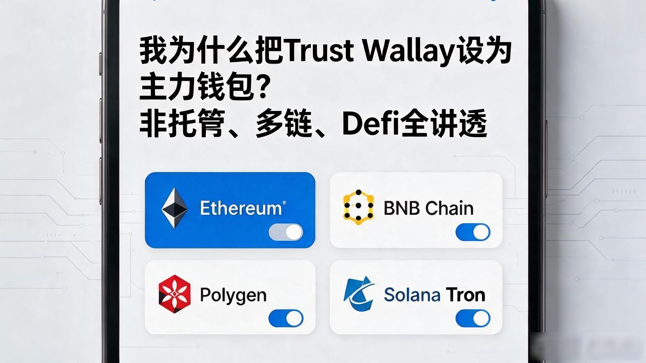 Trust Wallet多链资产管理体验_为什么选择Trust Wallet作为你的主要数字钱包?功能优势全面解析!_非托管钱包私钥安全保障