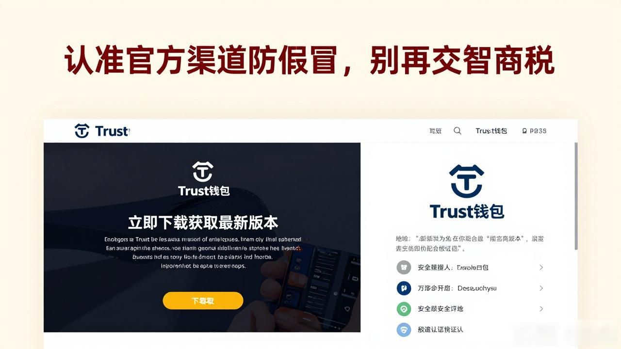 避免假冒软件:使用Trust钱包官方下载正版的重要性与注意事项!_Trust Wallet官方下载渠道_Trust Wallet仿冒App诈骗防范