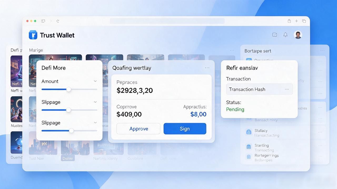 Trust Wallet DApp浏览器_trust钱包怎么打开浏览器_Trust Wallet内置浏览器使用方法