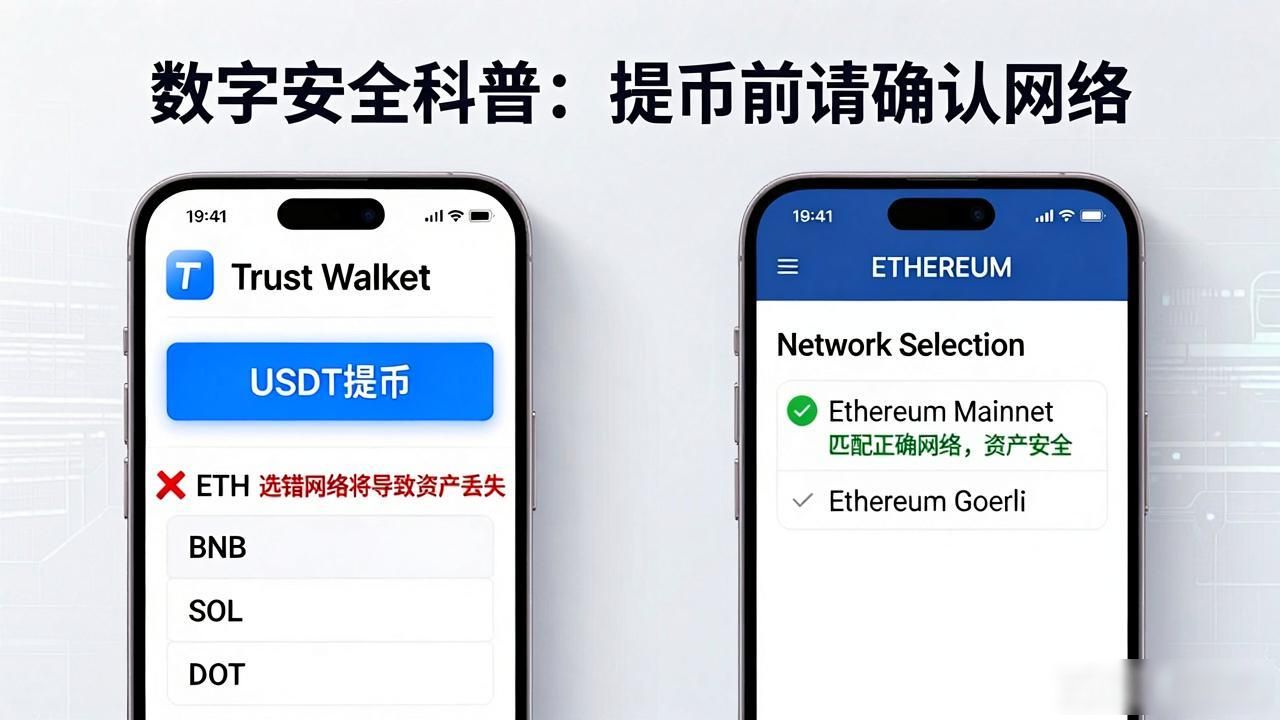 Trust钱包里面的币怎么安全提取?_Trust钱包安全提币注意事项_Trust钱包提币接收地址确认