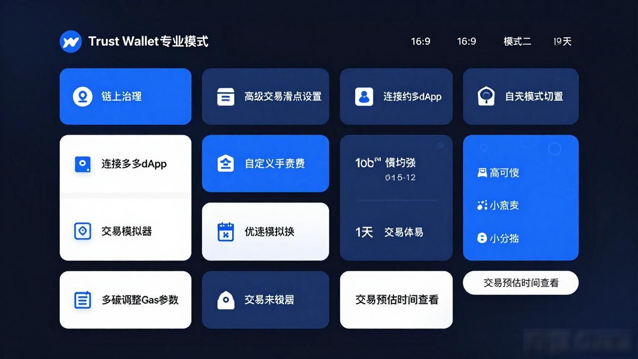如何选择 Trust Wallet 中新版本的最佳选项?_Trust Wallet 简化模式 专业模式_Trust Wallet 新版界面 选择建议