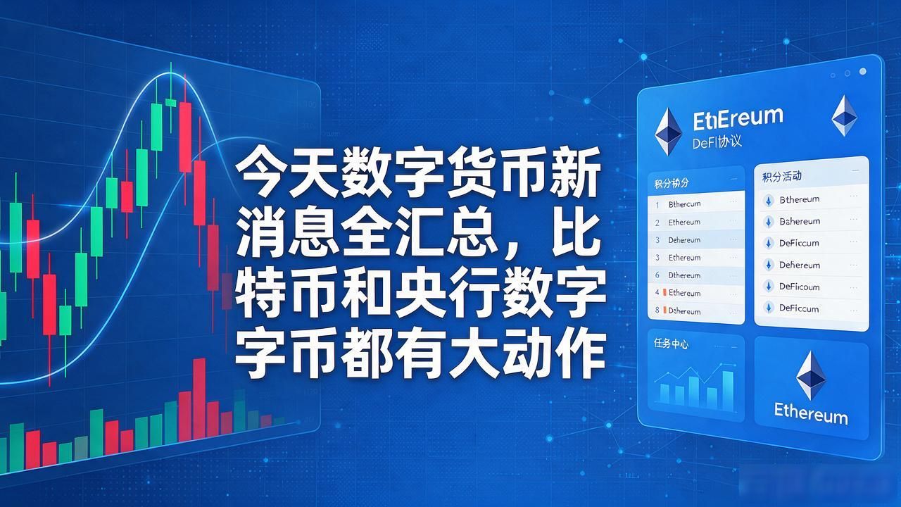 数字货币新消息今天_比特币关键位多空分歧走势分析_数字人民币试点扩容跨境结算影响
