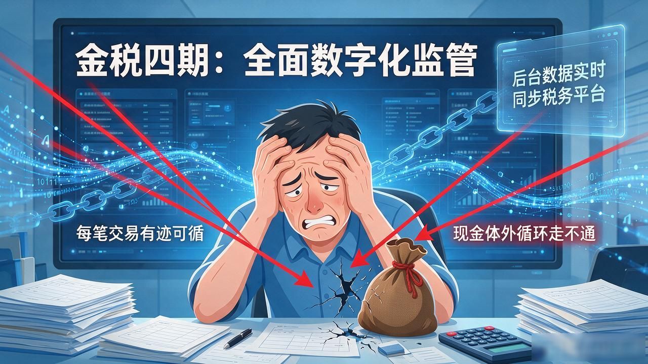 干餐饮八年金税四期POS流水报税数字_货币数字化铺现金越用越少_金税四期和货币数字化