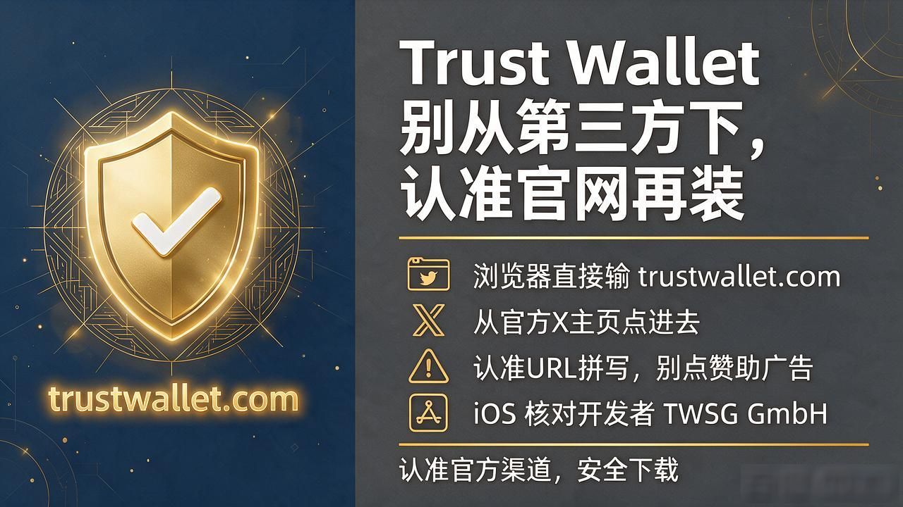 从官网获取Trust Wallet安装包避免私钥被盗_为什么选择 Trust Wallet 官网下载而非第三方?_Trust Wallet官网下载安全提醒