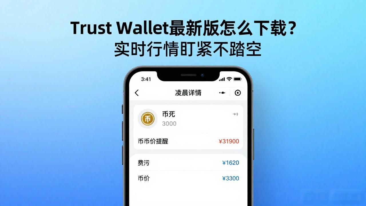 通过Trust Wallet最新版本下载获取实时市场动态,不再错过投资良机!_Trust Wallet 价格提醒 功能_Trust Wallet 实时行情 钱包界面