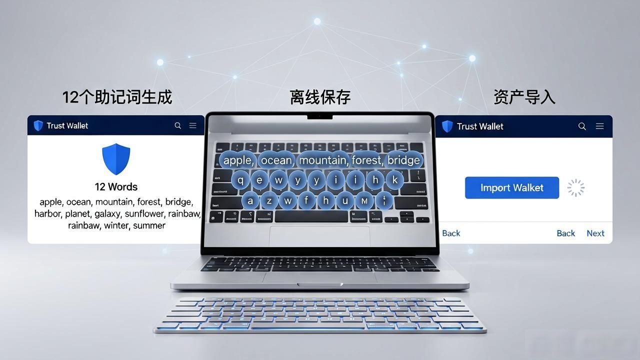 信任与创新并存:Trust Wallet的下载解析_Trust Wallet官方下载安装教程 2025 去中心化加密钱包安全使用指南 新手必看Trust Wallet助记词保存方法