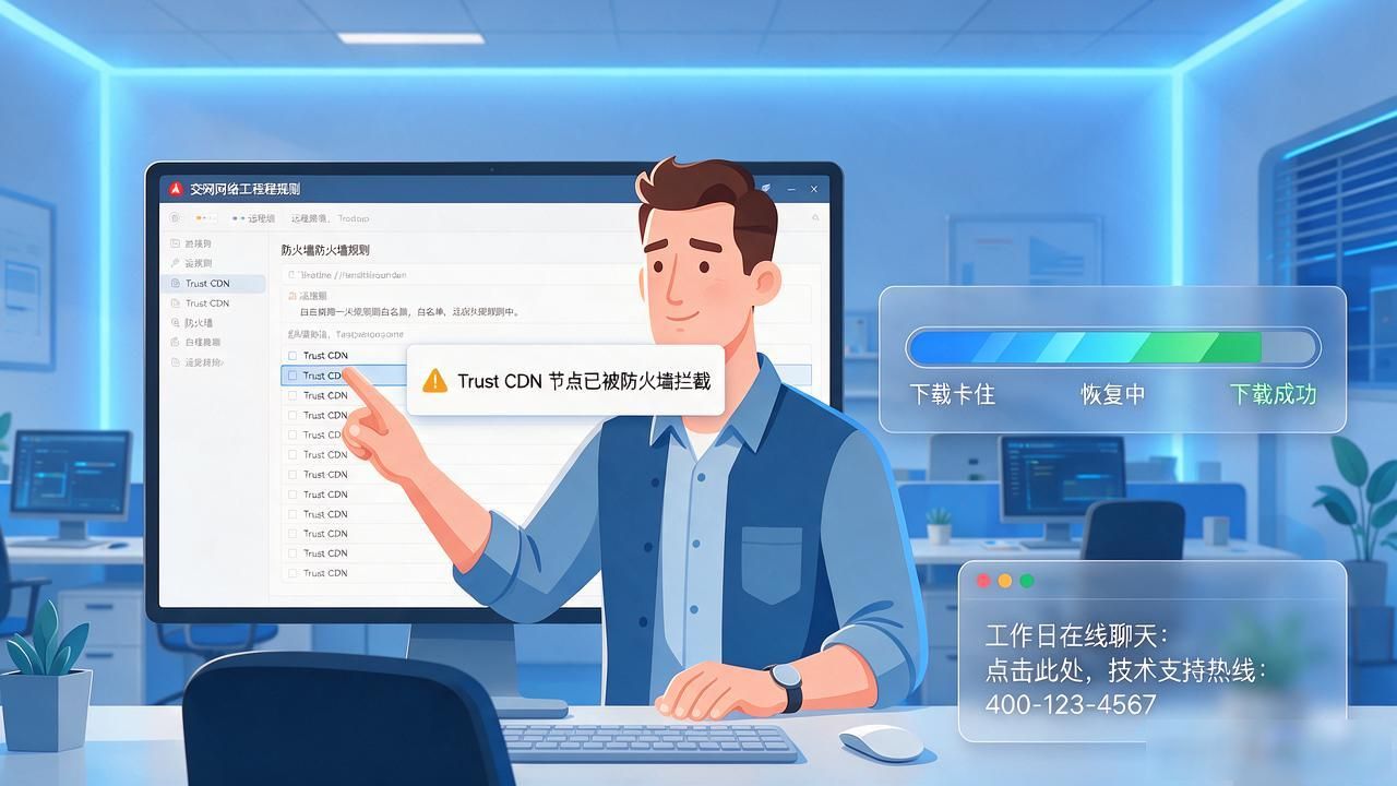Trust官网下载支持_通过Trust官网获取的支持与服务,如何帮助你解决下载中的困难?_Trust下载诊断工具