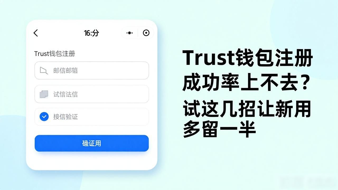 Trust钱包注册流程优化_Web3增长运营助记词备份策略_Trust钱包如何增加用户注册的成功率?