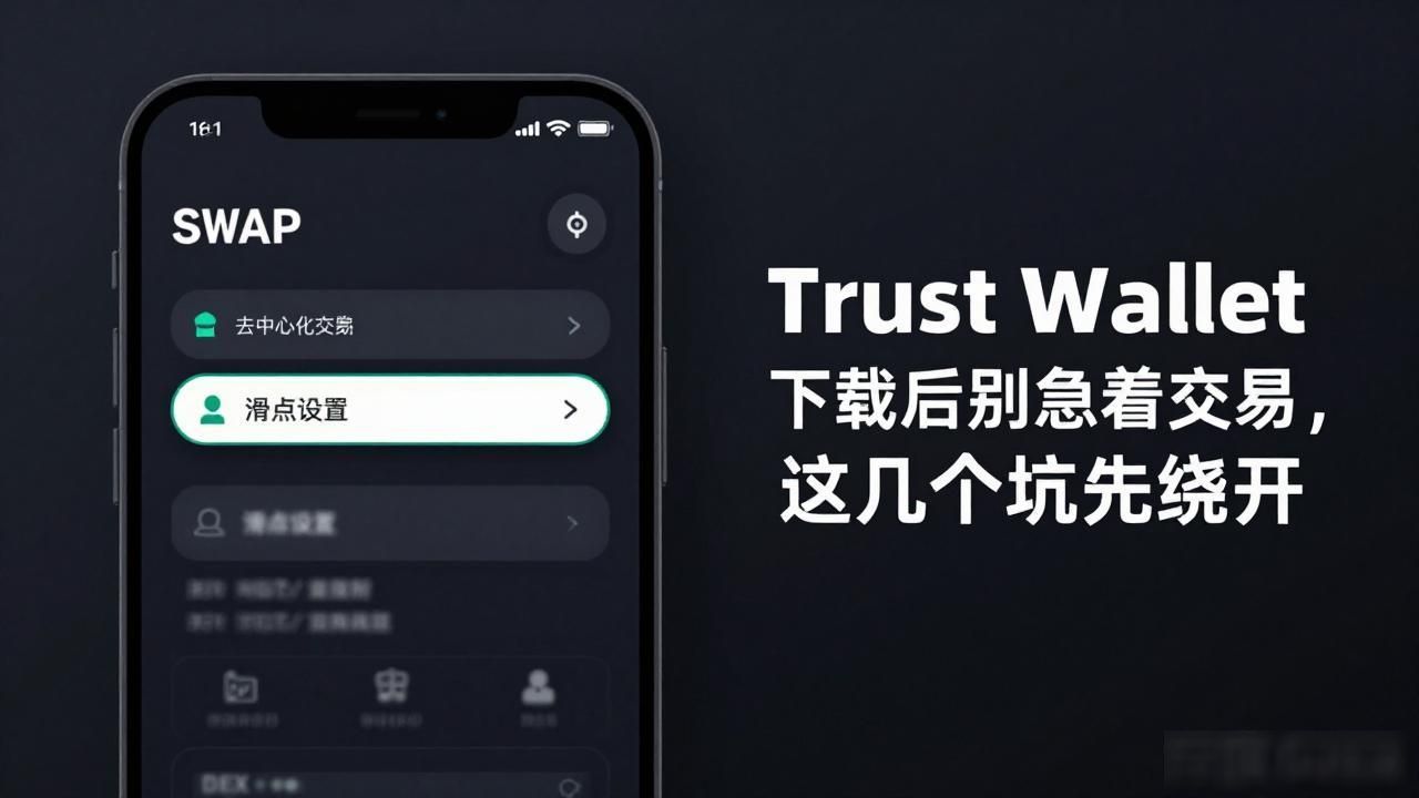 Trust Wallet 下载注册使用安全_新手避免钓鱼链接和滑点损失_Trust Wallet 下载后的交易风险评估