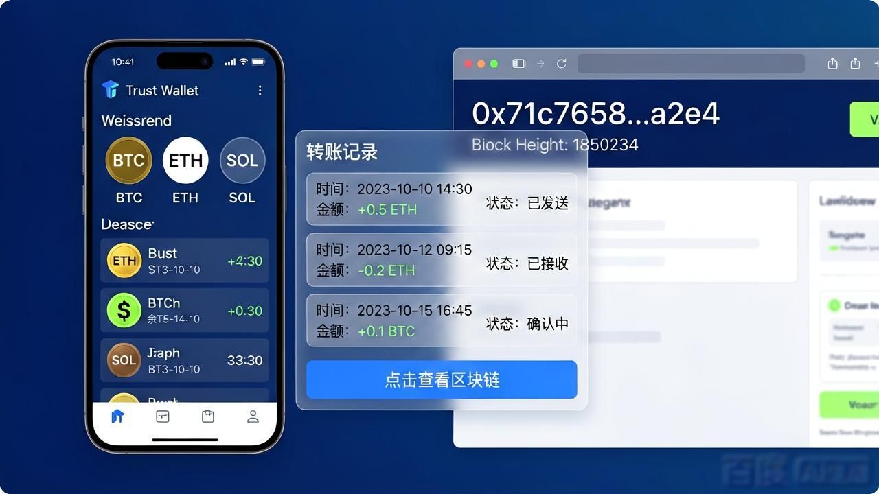Trust Wallet钱包中如何快速查找资产与交易历史记录?_通过钱包查找交易所_如何查询钱包交易记录