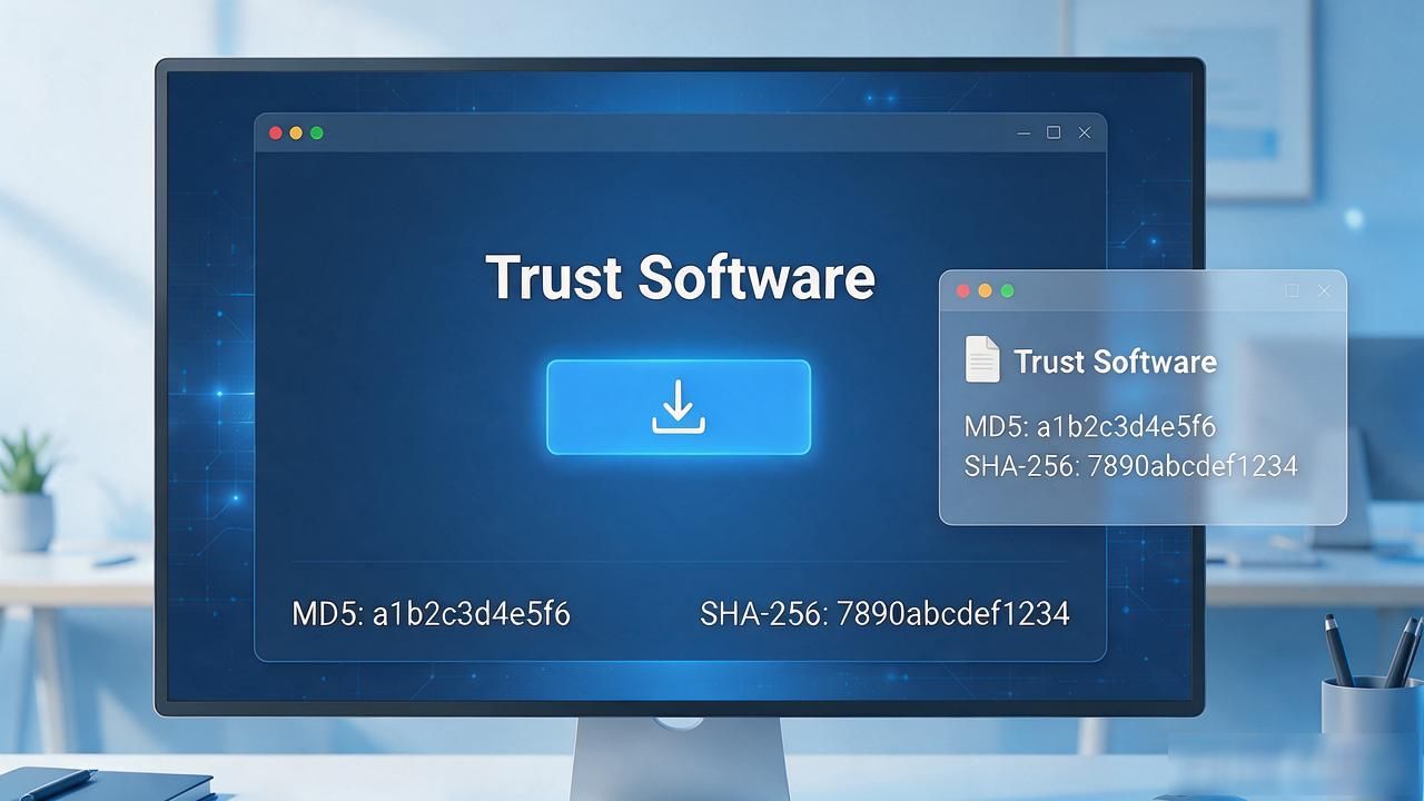 避免下载错版:确认从Trust官网获取的版本为最新官方版的技巧!_核对文件指纹MD5SHA256_Trust官网最新版