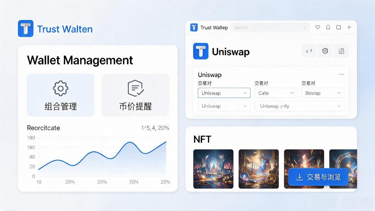 Trust Wallet mobile app DeFi NFT_Trust Wallet non-custodial wallet_Trust Wallet App 在市场中的定位与角色