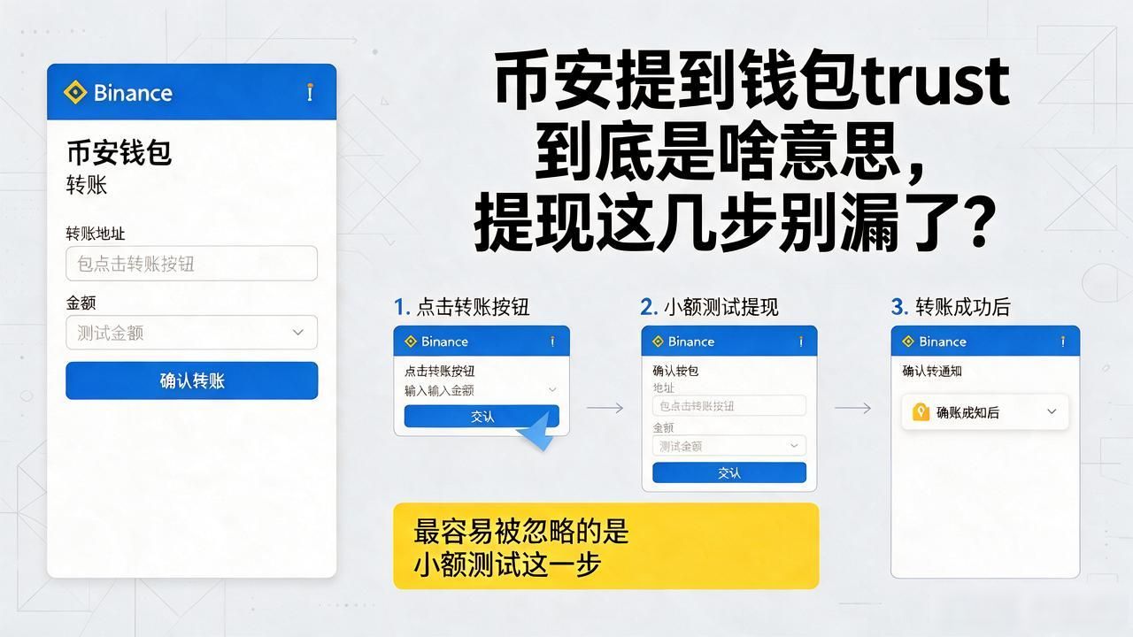 币安提现trust校验是什么意思_币安提到钱包trust_如何避免提币地址写错丢失资产