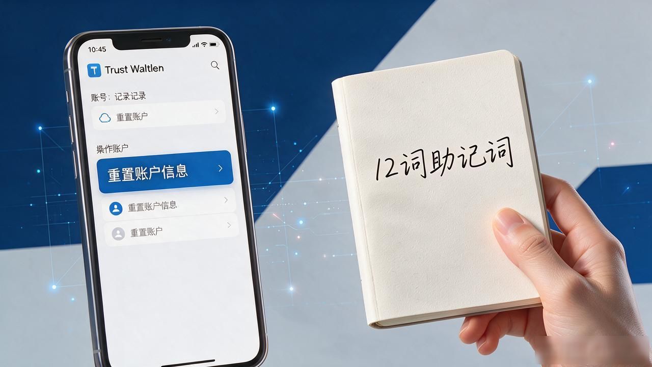 Trust Wallet 更新后如何重置账户信息？_Trust Wallet账户异常重置_助记词备份解决代币列表问题
