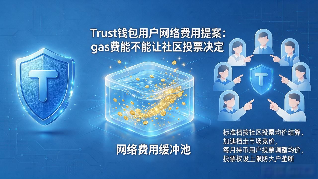Trust钱包社区投票决定gas费_网络费用缓冲池持币量投票权_Trust钱包用户关于网络费用的提案
