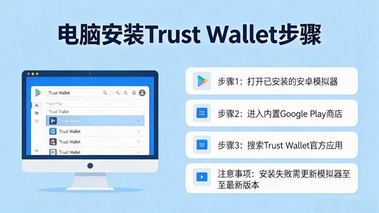 Trust Wallet电脑版_安卓模拟器使用教程_如何在电脑上下载 Trust Wallet 钱包?
